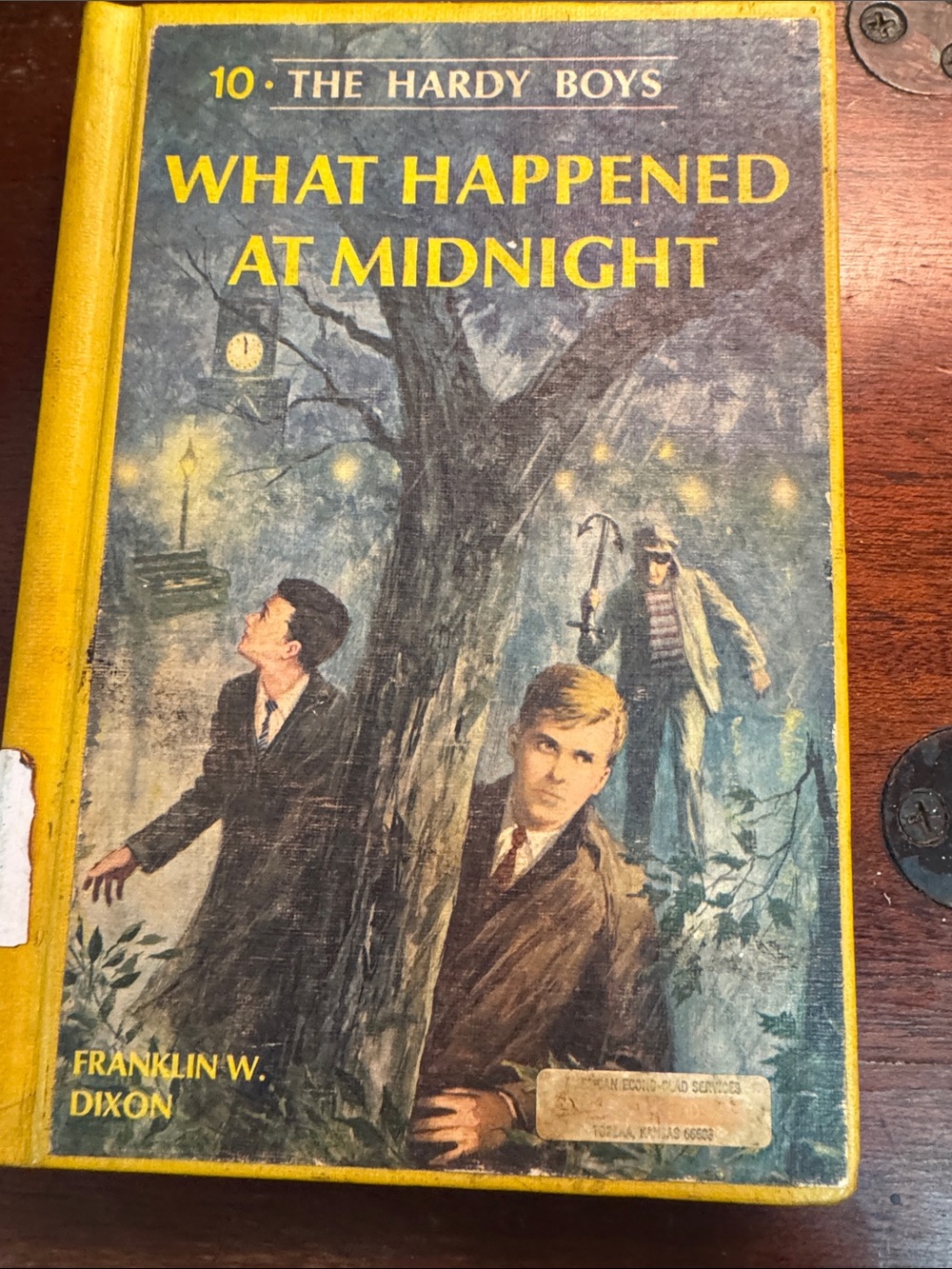 The Hardy Boys "What Happened at Midnight" Vintage Yellow-Edged Hardcover